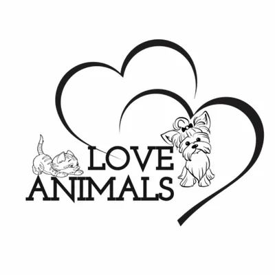 Love Animals — собачка и кошечка